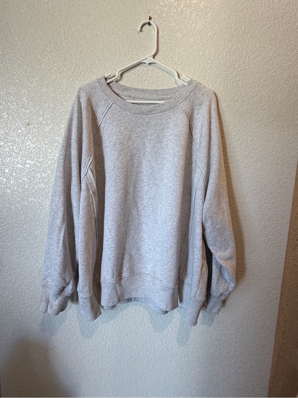 American Eagle Lived-In Oversized Gray Crewneck Sweatshirt XL